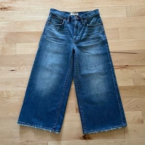 Madewell wide-leg crop - like new